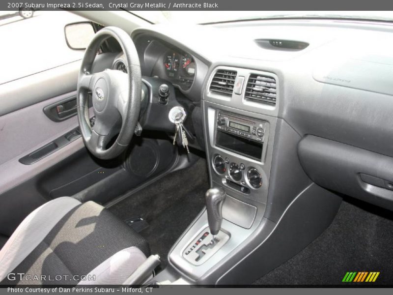 Crystal Gray Metallic / Anthracite Black 2007 Subaru Impreza 2.5i Sedan