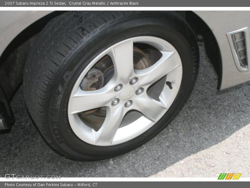 Crystal Gray Metallic / Anthracite Black 2007 Subaru Impreza 2.5i Sedan