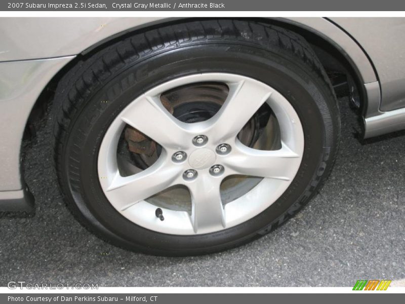 Crystal Gray Metallic / Anthracite Black 2007 Subaru Impreza 2.5i Sedan