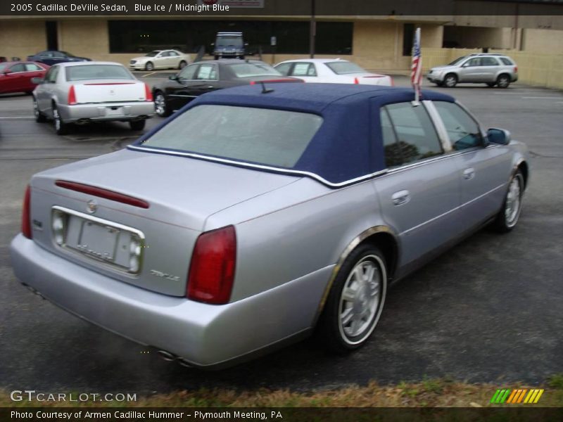 Blue Ice / Midnight Blue 2005 Cadillac DeVille Sedan