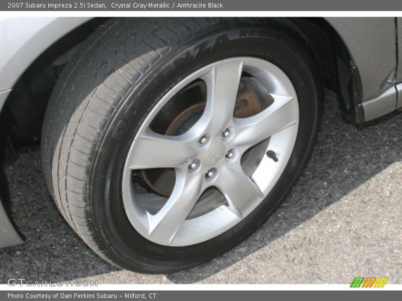 Crystal Gray Metallic / Anthracite Black 2007 Subaru Impreza 2.5i Sedan