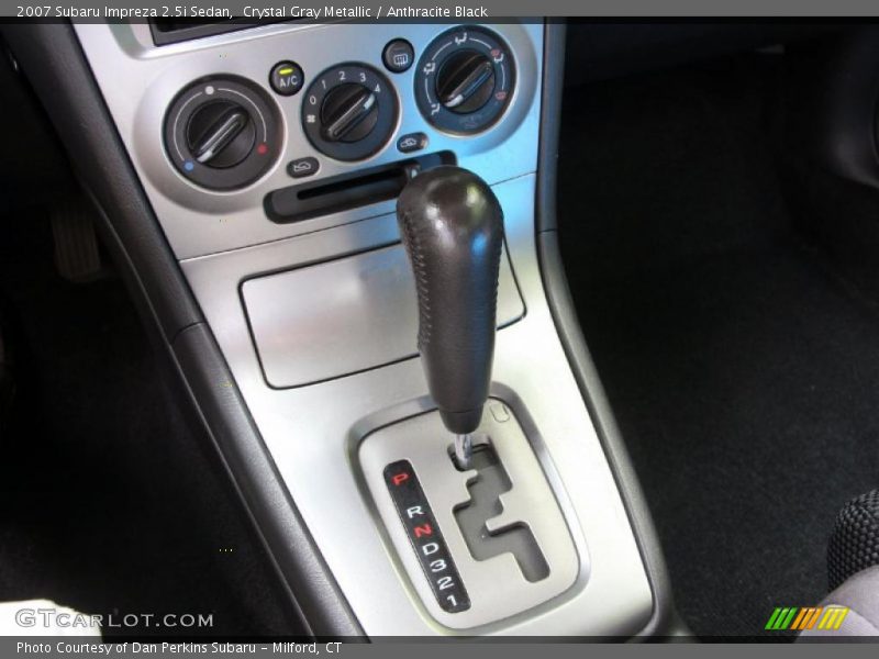Crystal Gray Metallic / Anthracite Black 2007 Subaru Impreza 2.5i Sedan