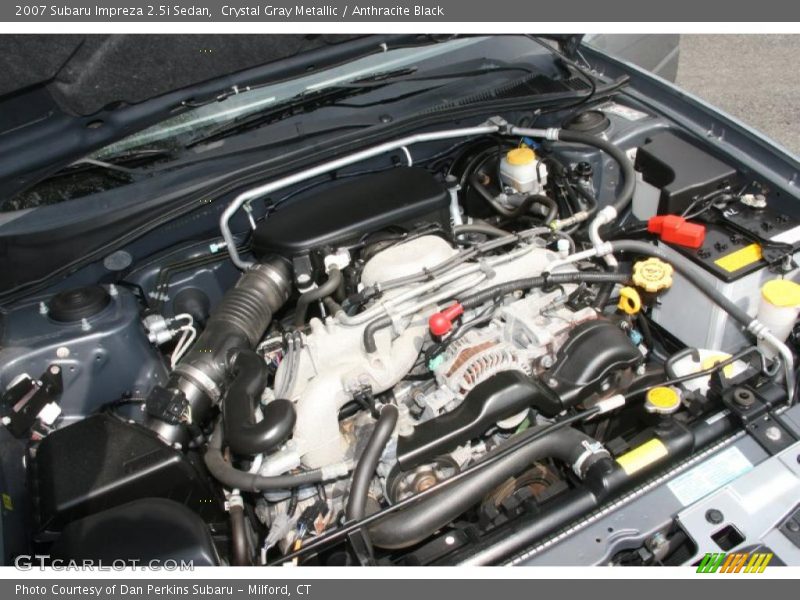 Crystal Gray Metallic / Anthracite Black 2007 Subaru Impreza 2.5i Sedan