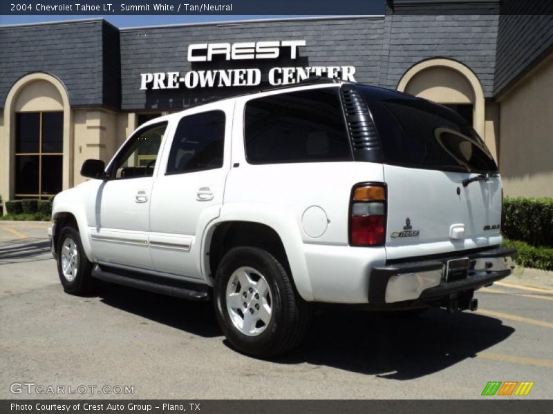 Summit White / Tan/Neutral 2004 Chevrolet Tahoe LT