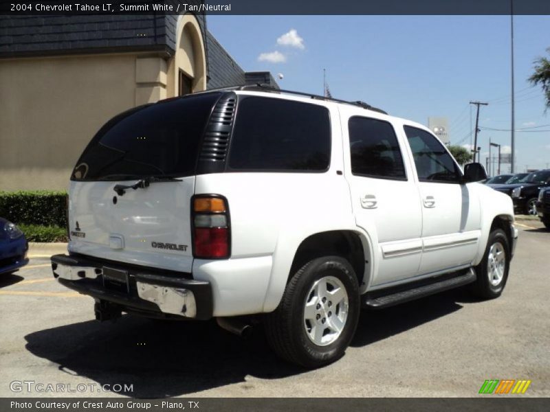 Summit White / Tan/Neutral 2004 Chevrolet Tahoe LT