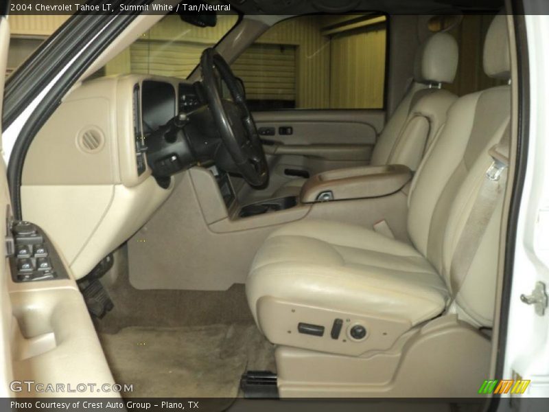 Summit White / Tan/Neutral 2004 Chevrolet Tahoe LT
