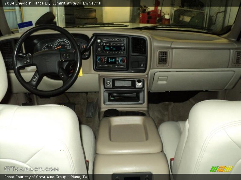 Summit White / Tan/Neutral 2004 Chevrolet Tahoe LT