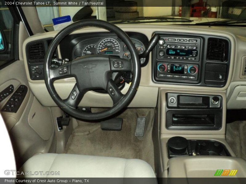 Summit White / Tan/Neutral 2004 Chevrolet Tahoe LT