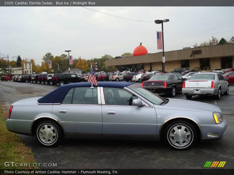 Blue Ice / Midnight Blue 2005 Cadillac DeVille Sedan