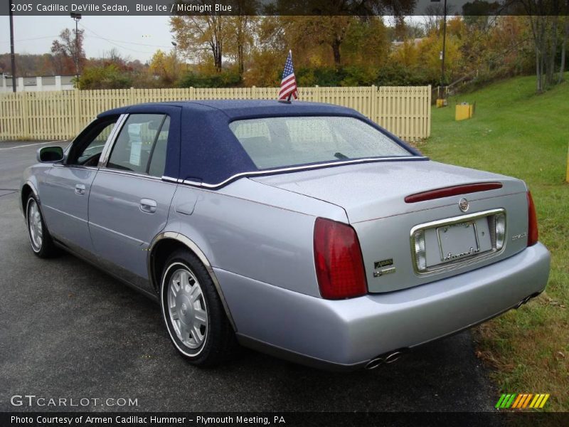 Blue Ice / Midnight Blue 2005 Cadillac DeVille Sedan