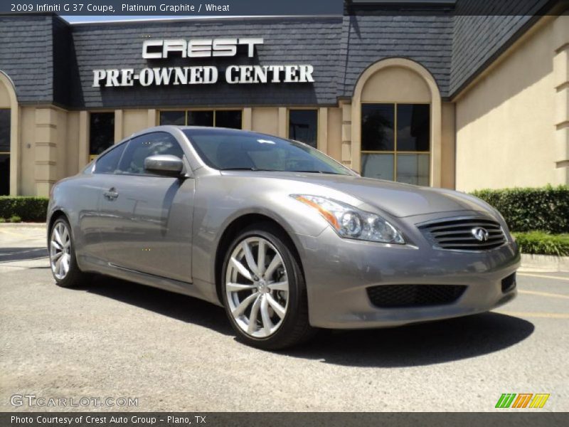 Platinum Graphite / Wheat 2009 Infiniti G 37 Coupe