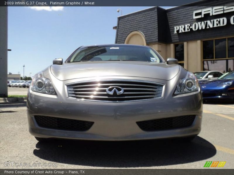 Platinum Graphite / Wheat 2009 Infiniti G 37 Coupe