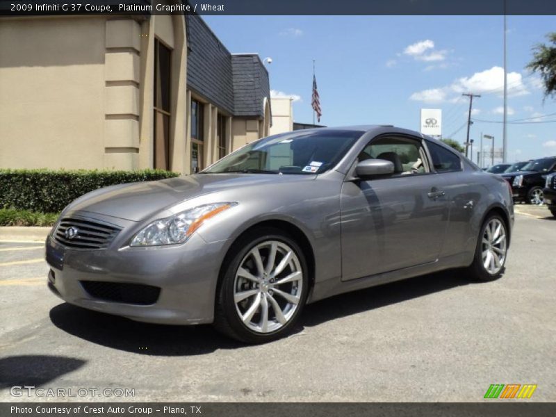 Platinum Graphite / Wheat 2009 Infiniti G 37 Coupe
