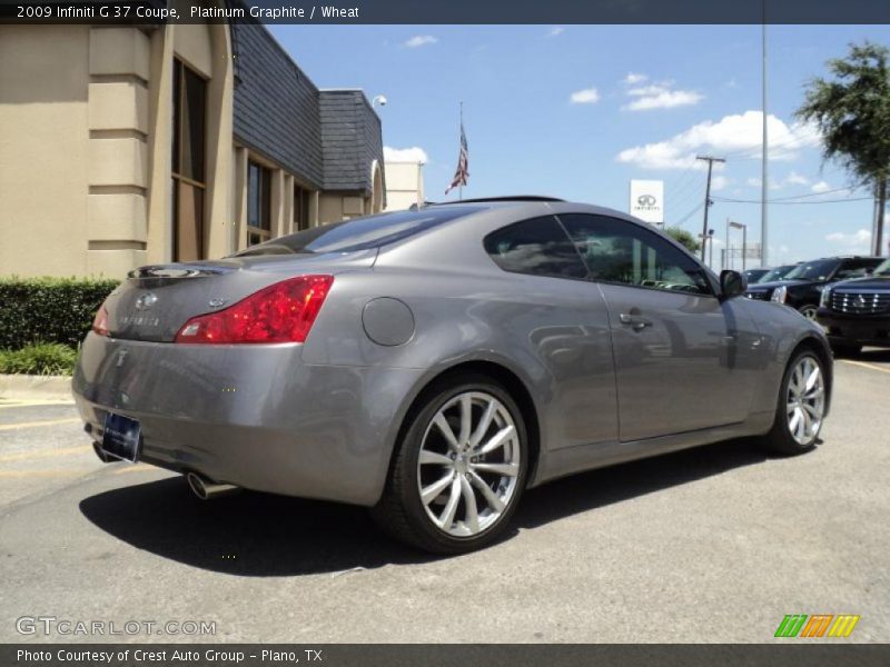 Platinum Graphite / Wheat 2009 Infiniti G 37 Coupe
