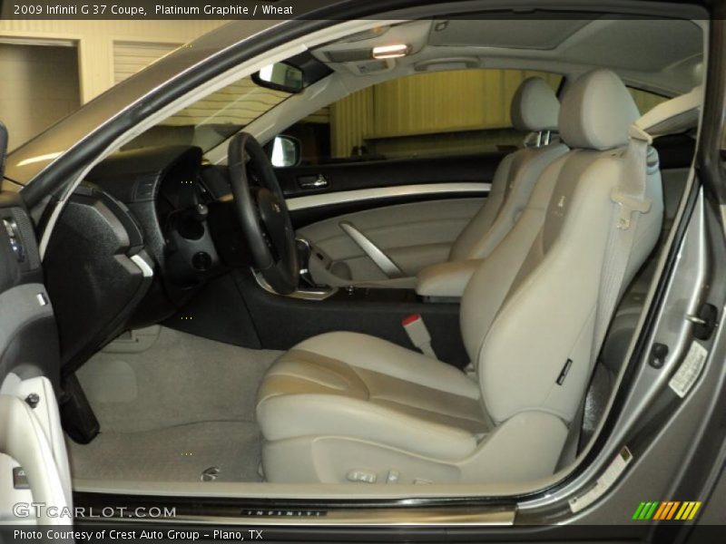 Platinum Graphite / Wheat 2009 Infiniti G 37 Coupe