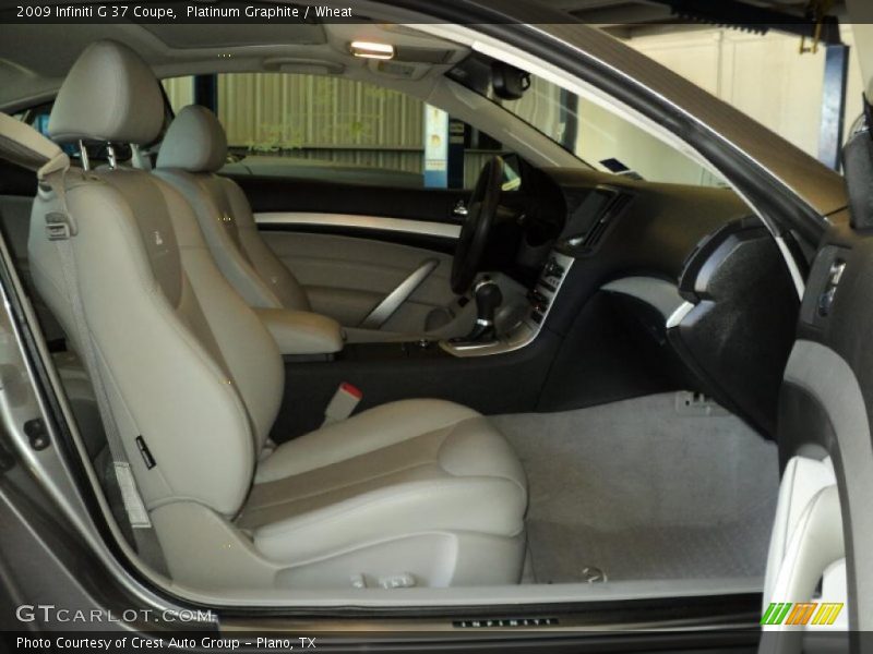Platinum Graphite / Wheat 2009 Infiniti G 37 Coupe