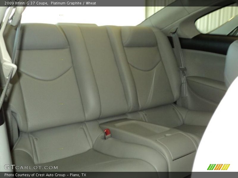 Platinum Graphite / Wheat 2009 Infiniti G 37 Coupe
