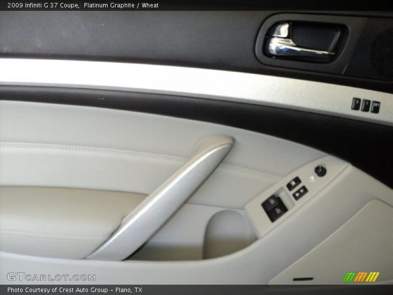 Platinum Graphite / Wheat 2009 Infiniti G 37 Coupe