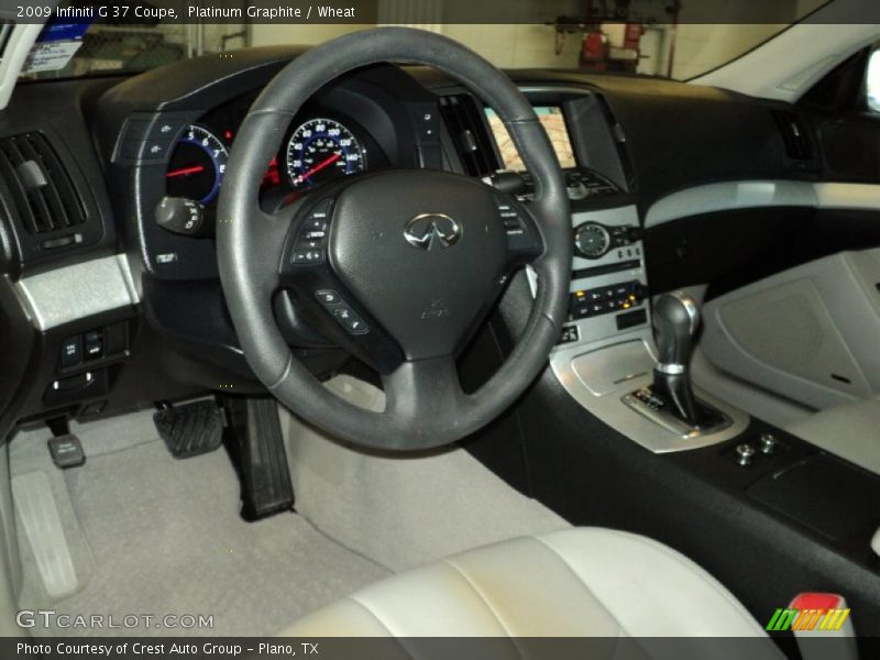 Platinum Graphite / Wheat 2009 Infiniti G 37 Coupe