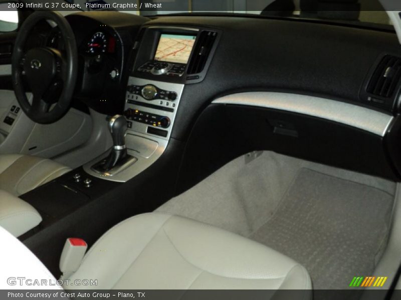 Platinum Graphite / Wheat 2009 Infiniti G 37 Coupe
