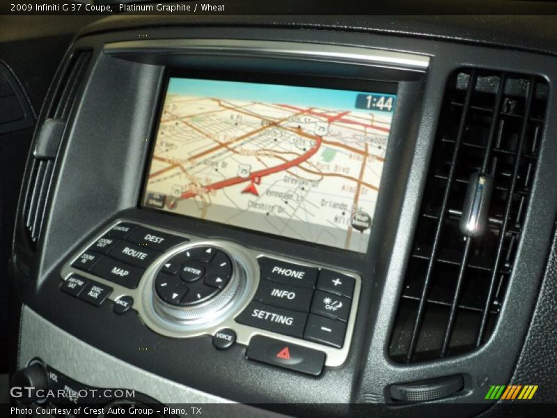 Platinum Graphite / Wheat 2009 Infiniti G 37 Coupe
