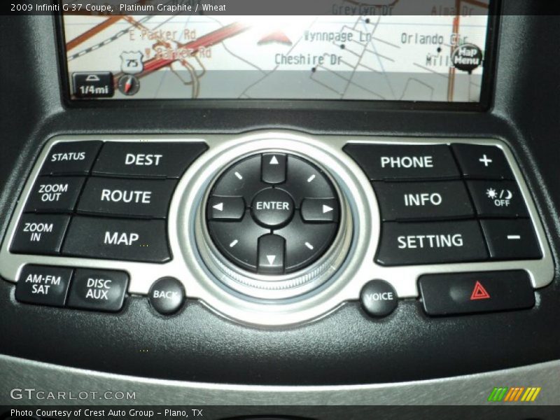 Platinum Graphite / Wheat 2009 Infiniti G 37 Coupe