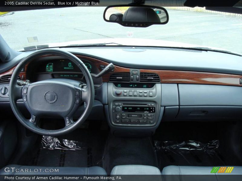 Blue Ice / Midnight Blue 2005 Cadillac DeVille Sedan
