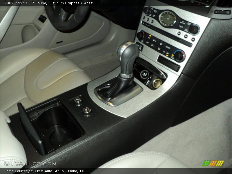 Platinum Graphite / Wheat 2009 Infiniti G 37 Coupe