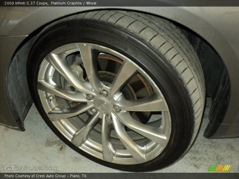 Platinum Graphite / Wheat 2009 Infiniti G 37 Coupe