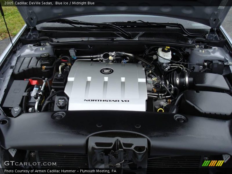 Blue Ice / Midnight Blue 2005 Cadillac DeVille Sedan