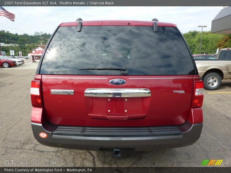 Redfire Metallic / Charcoal Black 2007 Ford Expedition XLT 4x4