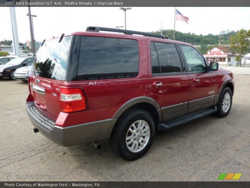 Redfire Metallic / Charcoal Black 2007 Ford Expedition XLT 4x4