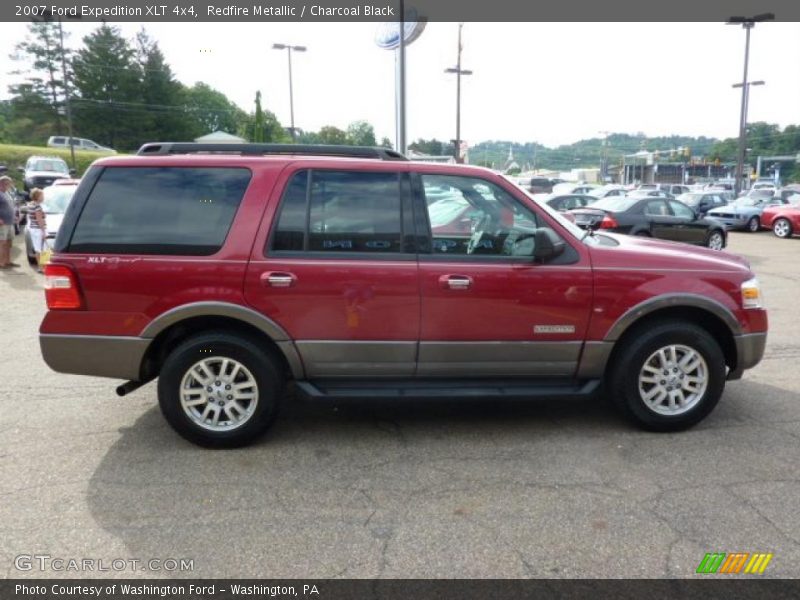 Redfire Metallic / Charcoal Black 2007 Ford Expedition XLT 4x4