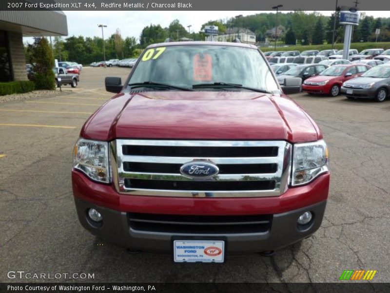 Redfire Metallic / Charcoal Black 2007 Ford Expedition XLT 4x4