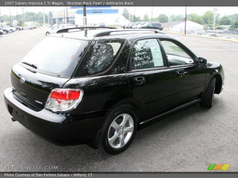 Obsidian Black Pearl / Anthracite Black 2007 Subaru Impreza 2.5i Wagon