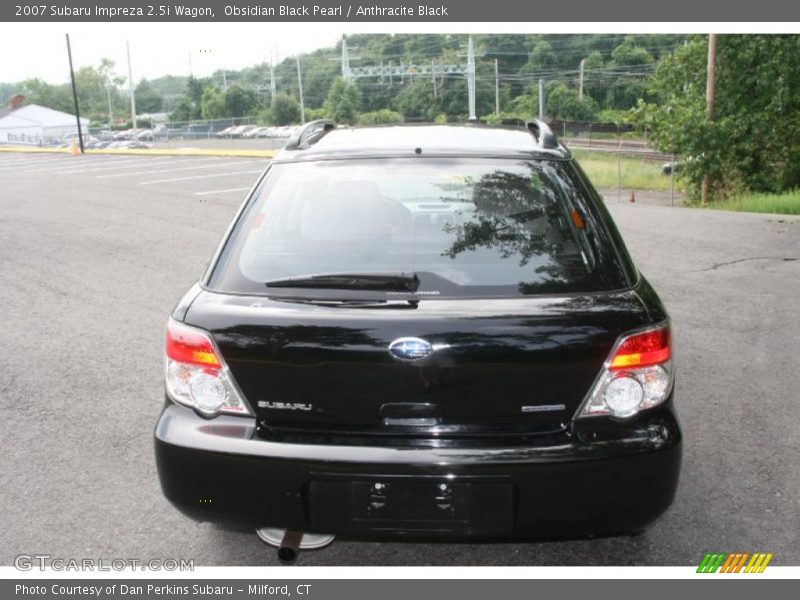 Obsidian Black Pearl / Anthracite Black 2007 Subaru Impreza 2.5i Wagon