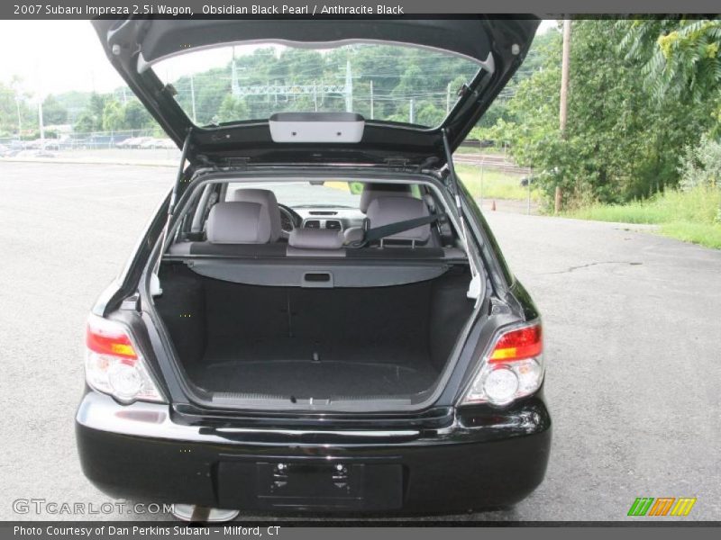 Obsidian Black Pearl / Anthracite Black 2007 Subaru Impreza 2.5i Wagon