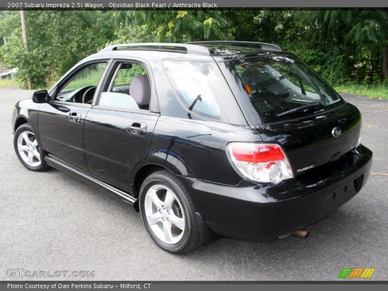 Obsidian Black Pearl / Anthracite Black 2007 Subaru Impreza 2.5i Wagon