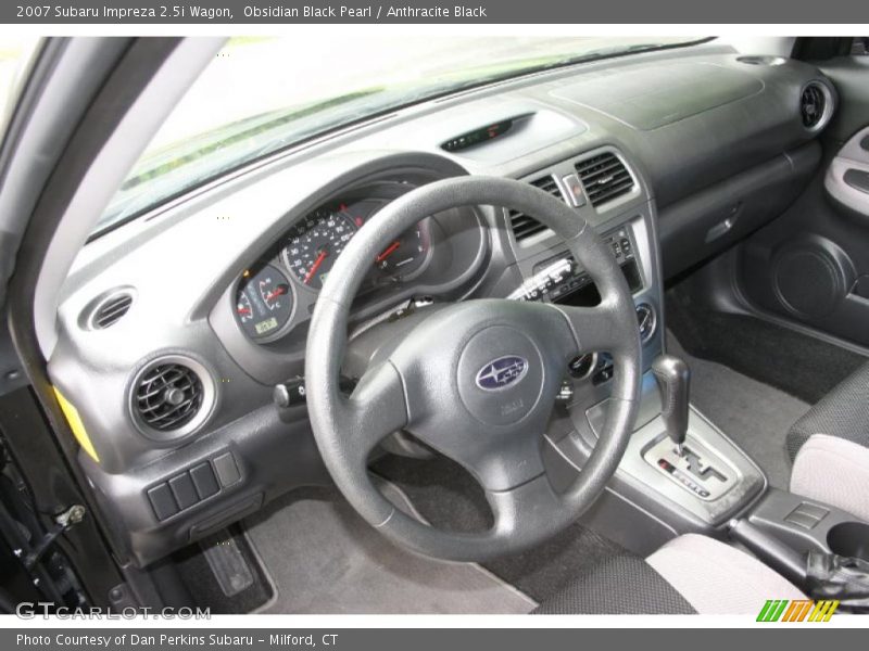 Obsidian Black Pearl / Anthracite Black 2007 Subaru Impreza 2.5i Wagon