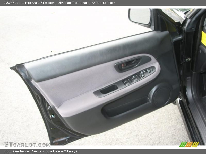 Obsidian Black Pearl / Anthracite Black 2007 Subaru Impreza 2.5i Wagon