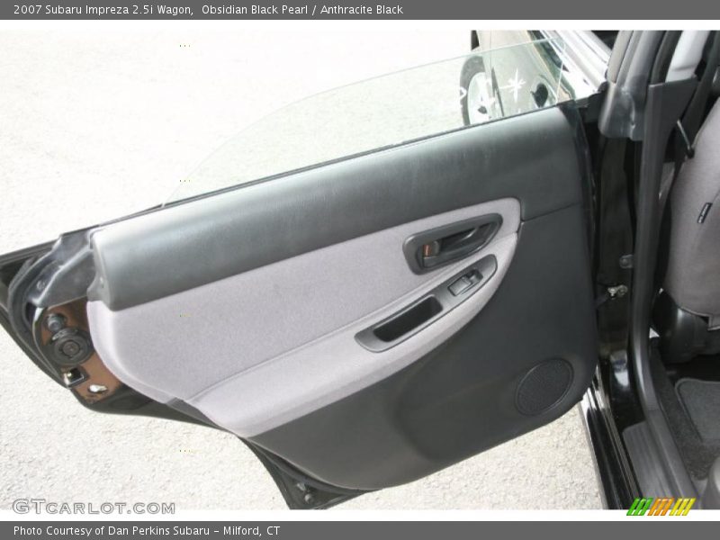 Obsidian Black Pearl / Anthracite Black 2007 Subaru Impreza 2.5i Wagon