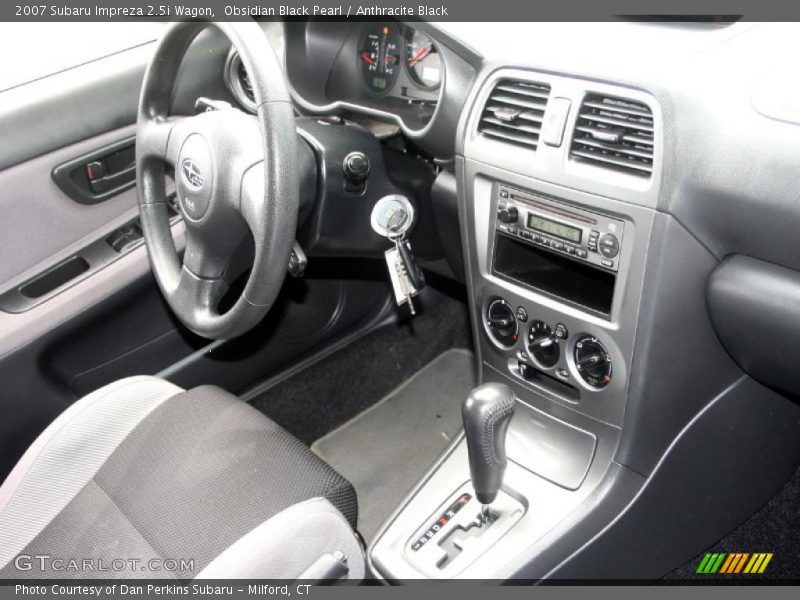 Obsidian Black Pearl / Anthracite Black 2007 Subaru Impreza 2.5i Wagon