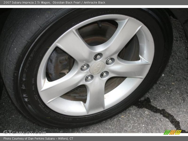 Obsidian Black Pearl / Anthracite Black 2007 Subaru Impreza 2.5i Wagon