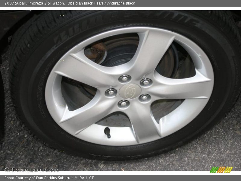 Obsidian Black Pearl / Anthracite Black 2007 Subaru Impreza 2.5i Wagon