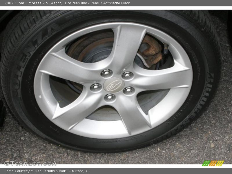 Obsidian Black Pearl / Anthracite Black 2007 Subaru Impreza 2.5i Wagon