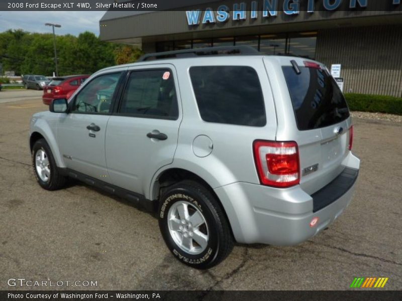 Silver Metallic / Stone 2008 Ford Escape XLT 4WD