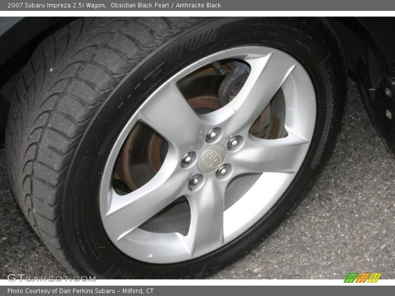 Obsidian Black Pearl / Anthracite Black 2007 Subaru Impreza 2.5i Wagon