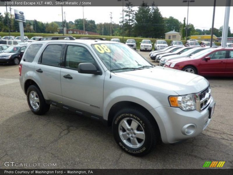 Silver Metallic / Stone 2008 Ford Escape XLT 4WD