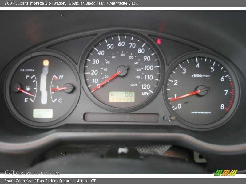Obsidian Black Pearl / Anthracite Black 2007 Subaru Impreza 2.5i Wagon