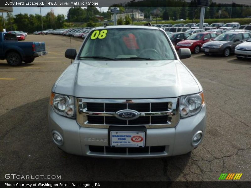 Silver Metallic / Stone 2008 Ford Escape XLT 4WD
